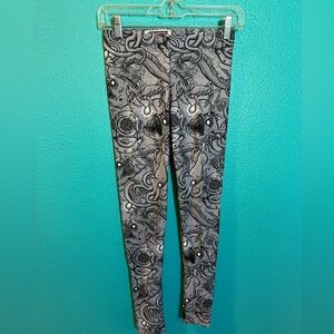 Spacefish Army swim leggings / dive leggings small spf 50